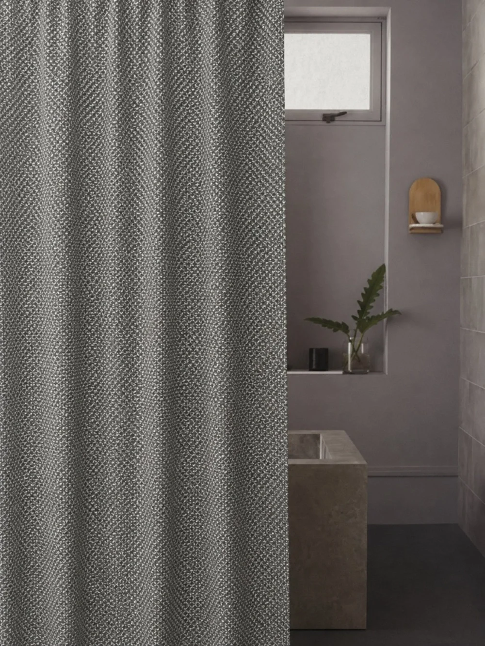 🌟3 for $30🌟 Project 62 Cotton Shower Curtain, textured gray